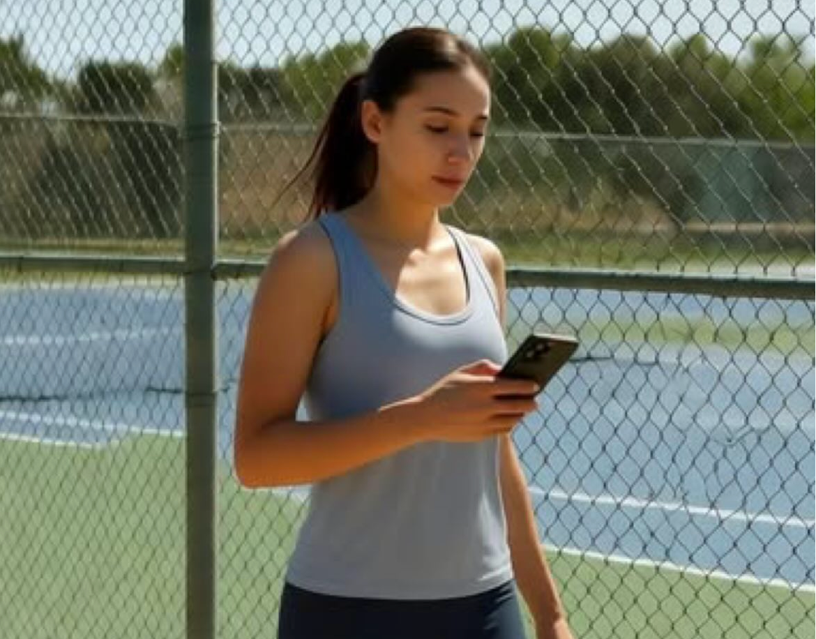 Tennis coach portrait